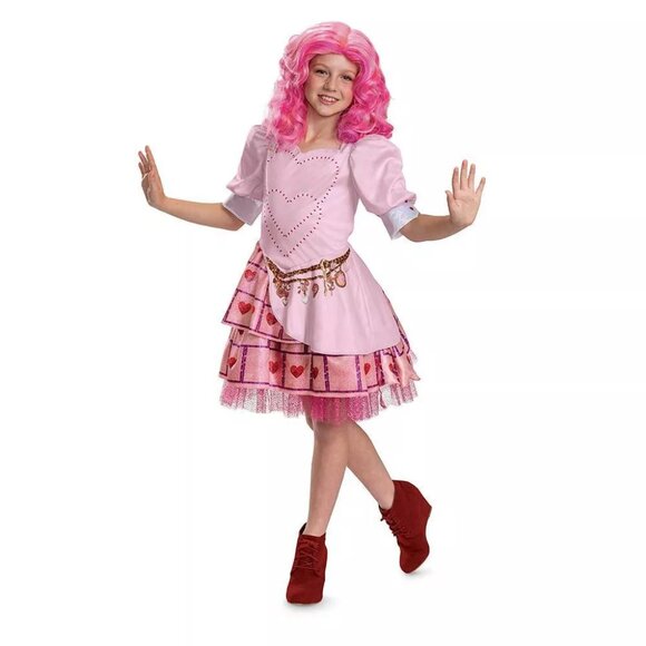 Girls Descendants: The Rise of Red BRIDGET Costume Dress Size 4/6 7/8 10/12 NWT - Picture 1 of 4